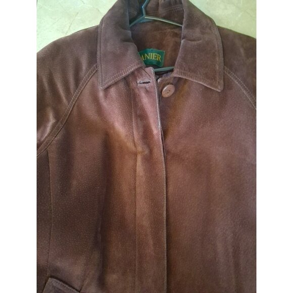 Danier Classic Suede Lined Coat Mid Length - Picture 2 of 4